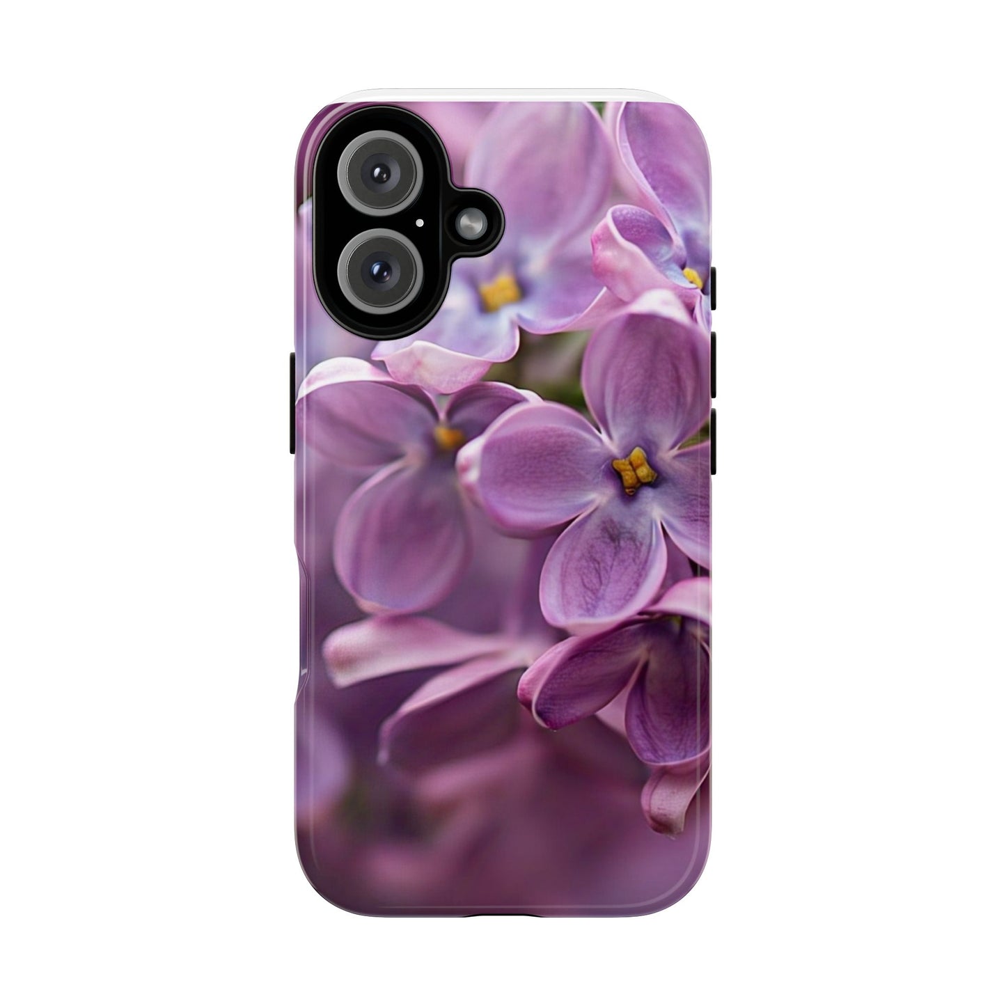 Floral Phone Case - Tough Cases with Beautiful Purple Lilacs, Unique Gift, Phone Accessories, Spring Decor, Floral Design