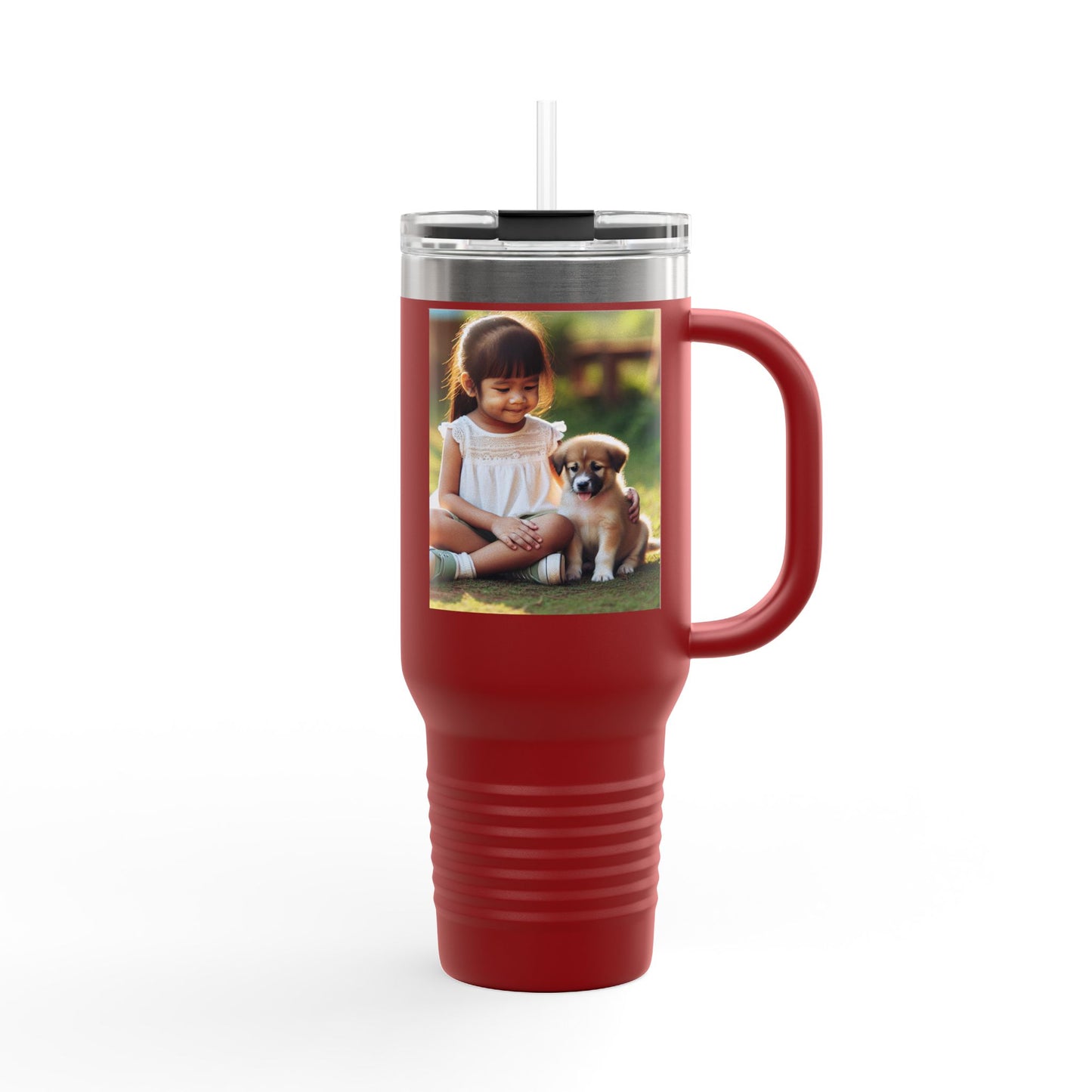 Travel Mug with Sugar and Spice Design, 40oz
