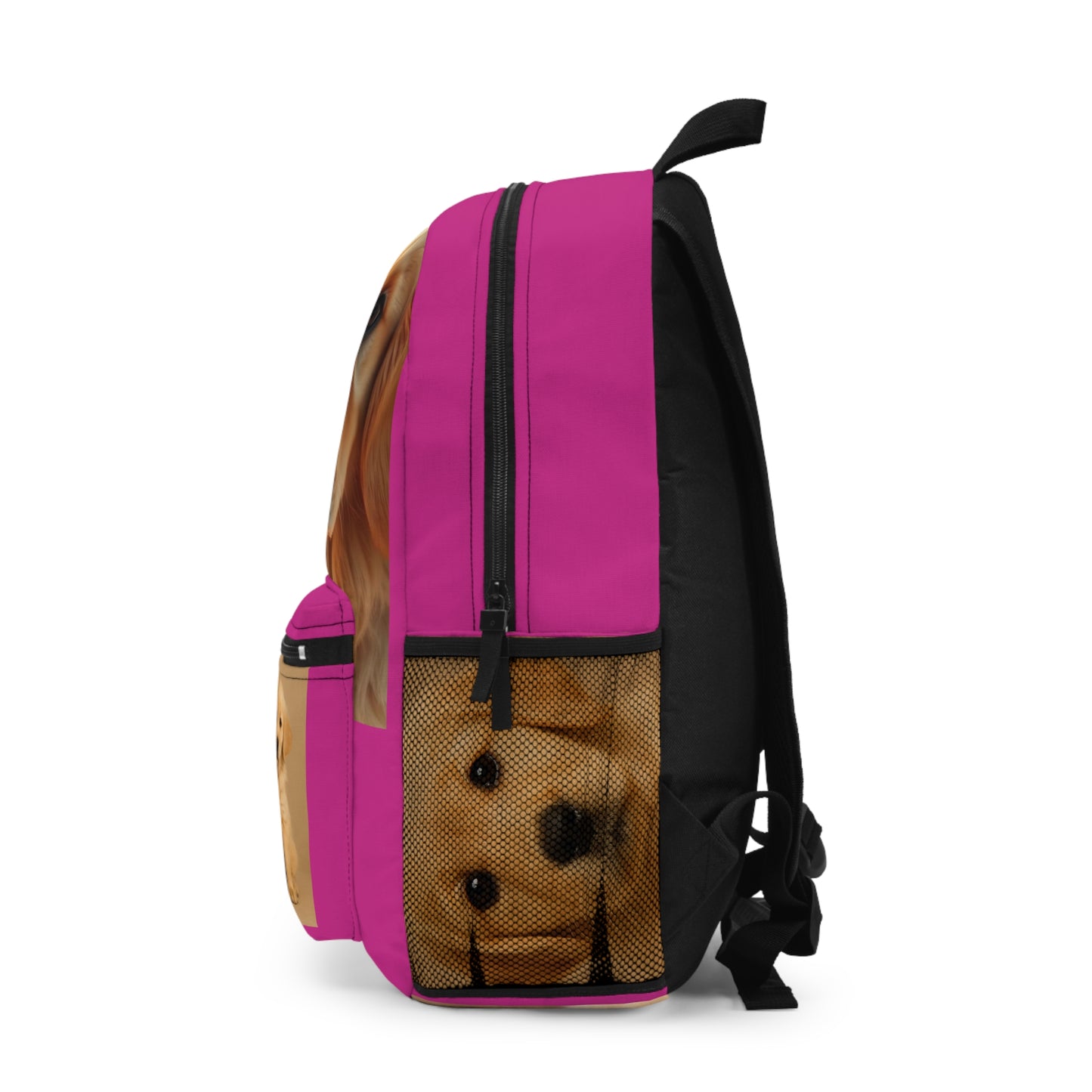 Golden Retriever Puppy Backpack - Cute Dog-Focused School Bag for Animal Lovers