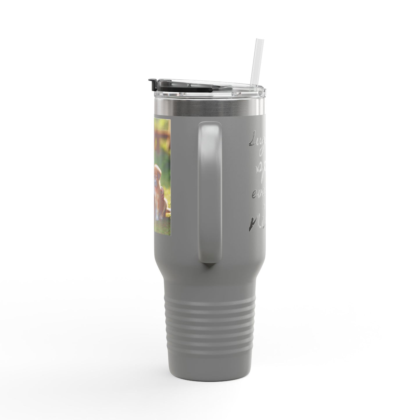 Travel Mug with Sugar and Spice Design, 40oz