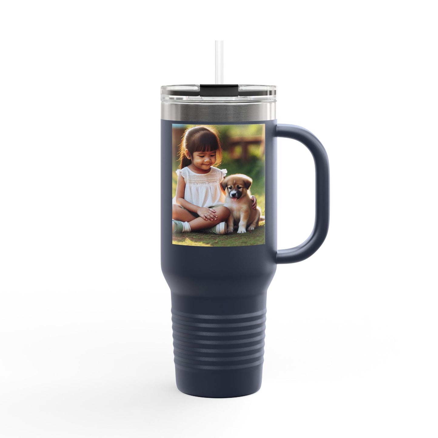 Travel Mug with Sugar and Spice Design, 40oz