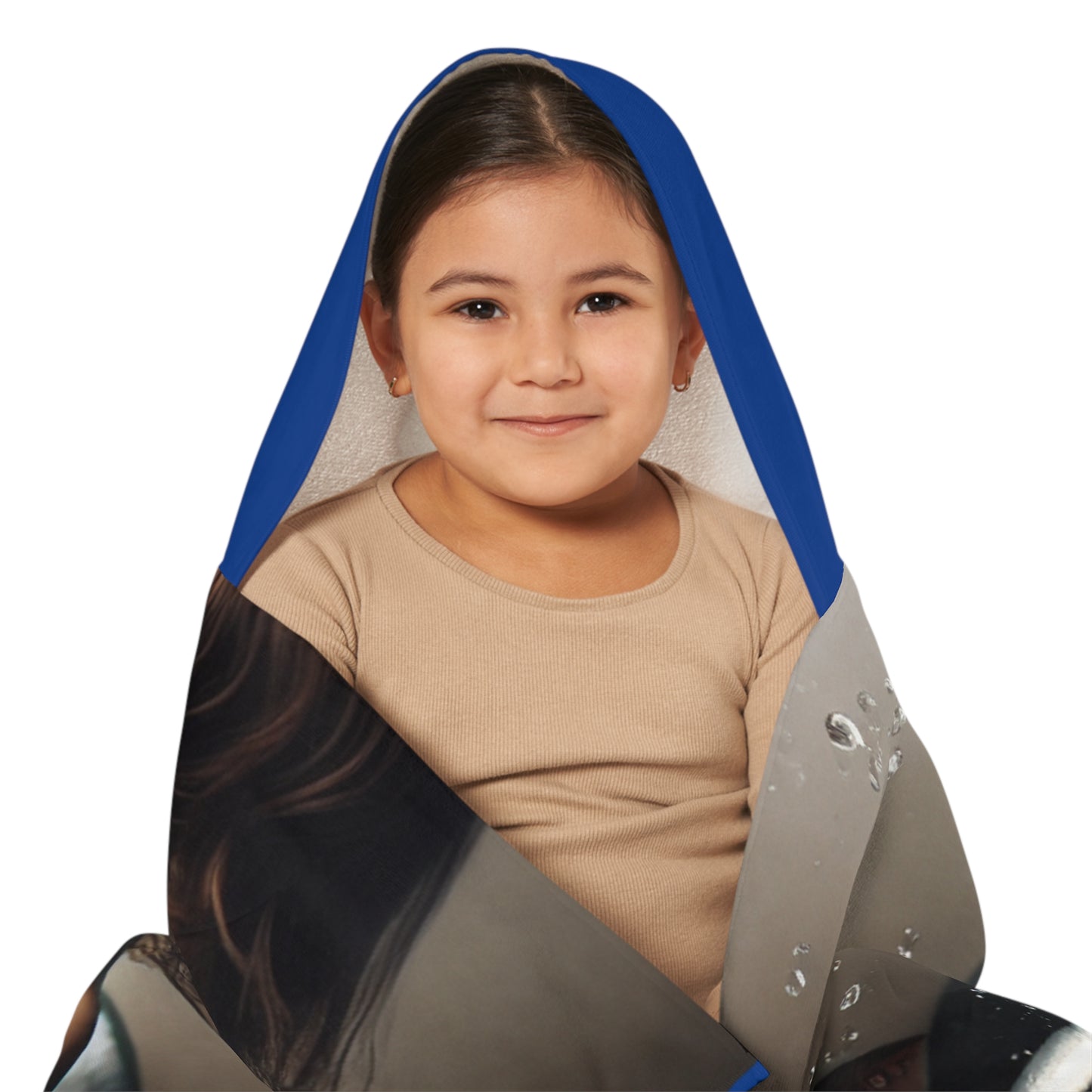Cute Youth Hooded Towel with Puppy Design - Perfect for Bath or Beach Days