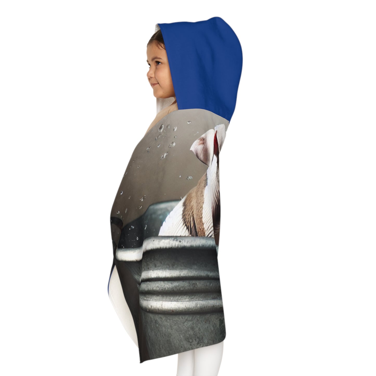 Cute Youth Hooded Towel with Puppy Design - Perfect for Bath or Beach Days