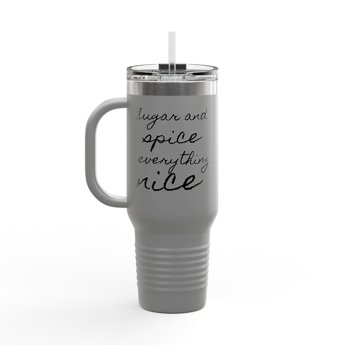 Travel Mug with Sugar and Spice Design, 40oz
