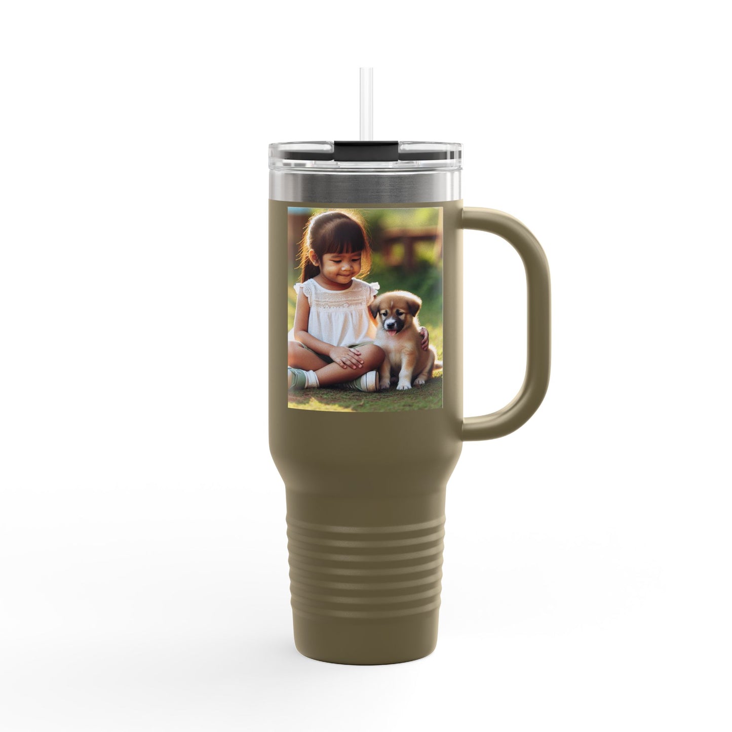 Travel Mug with Sugar and Spice Design, 40oz