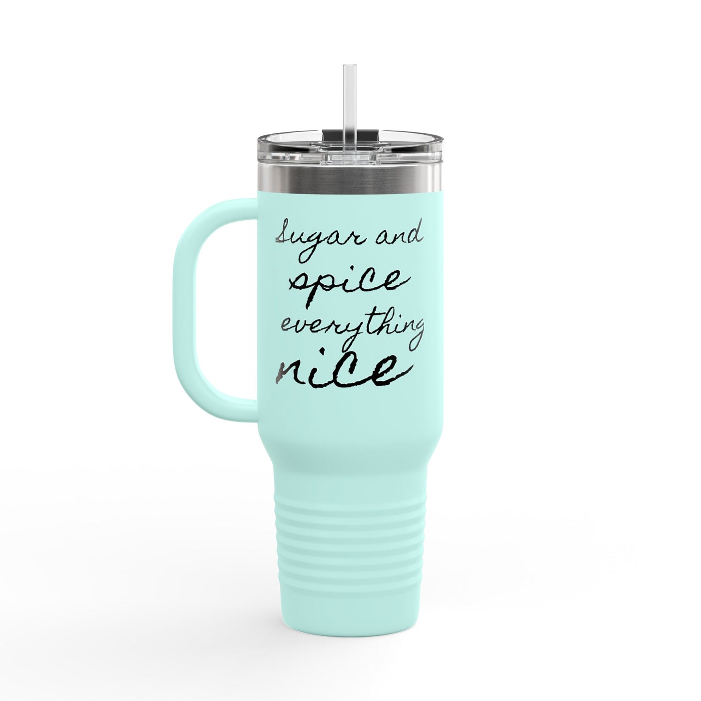 Travel Mug with Sugar and Spice Design, 40oz