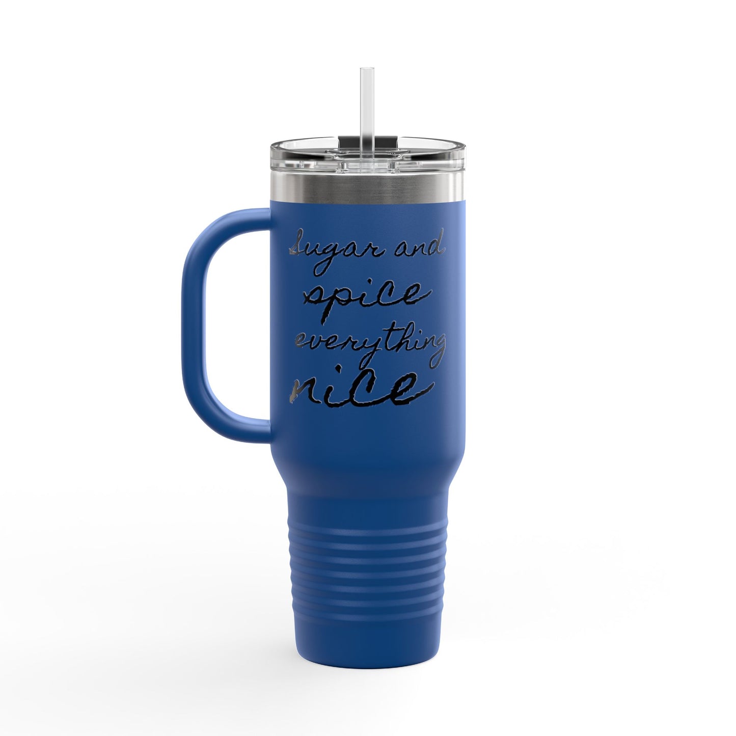 Travel Mug with Sugar and Spice Design, 40oz