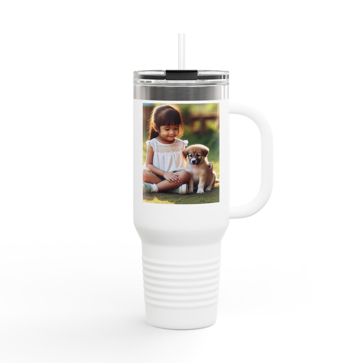 Travel Mug with Sugar and Spice Design, 40oz