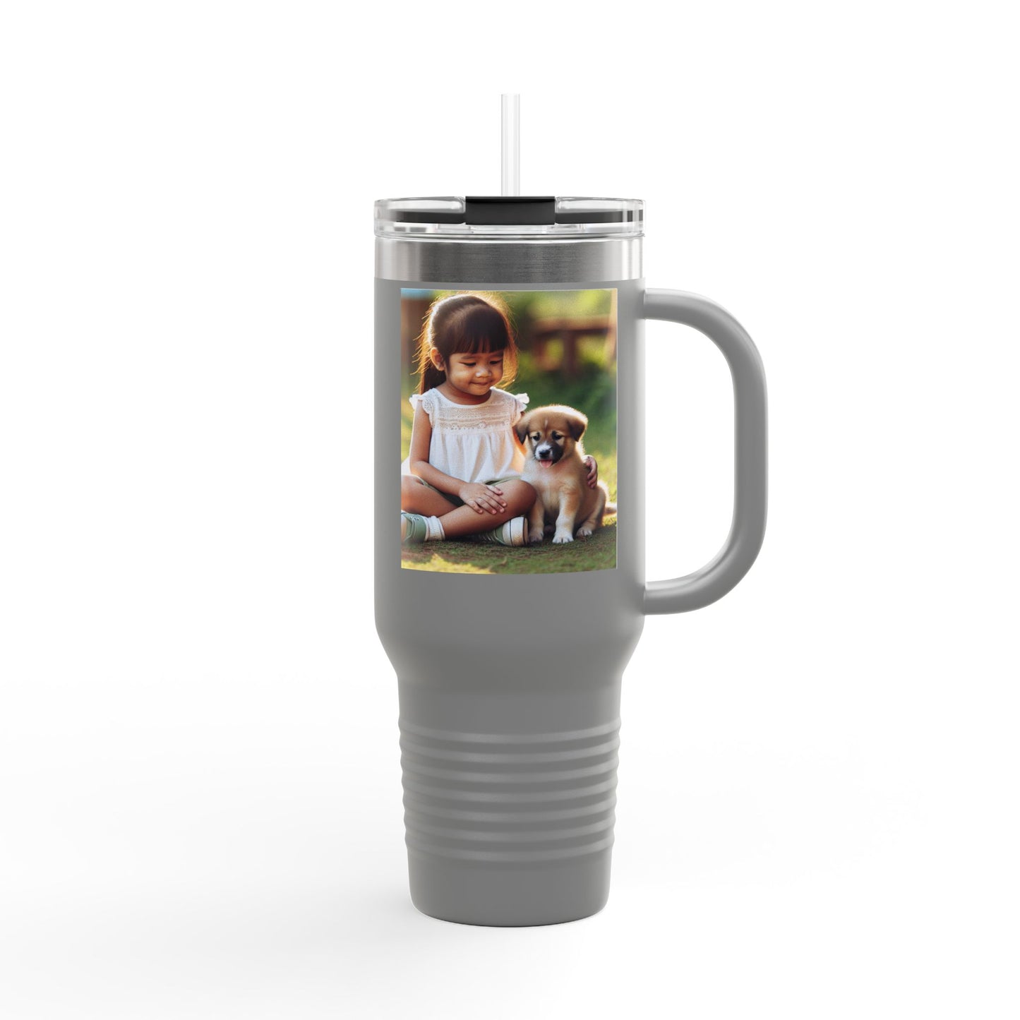 Travel Mug with Sugar and Spice Design, 40oz