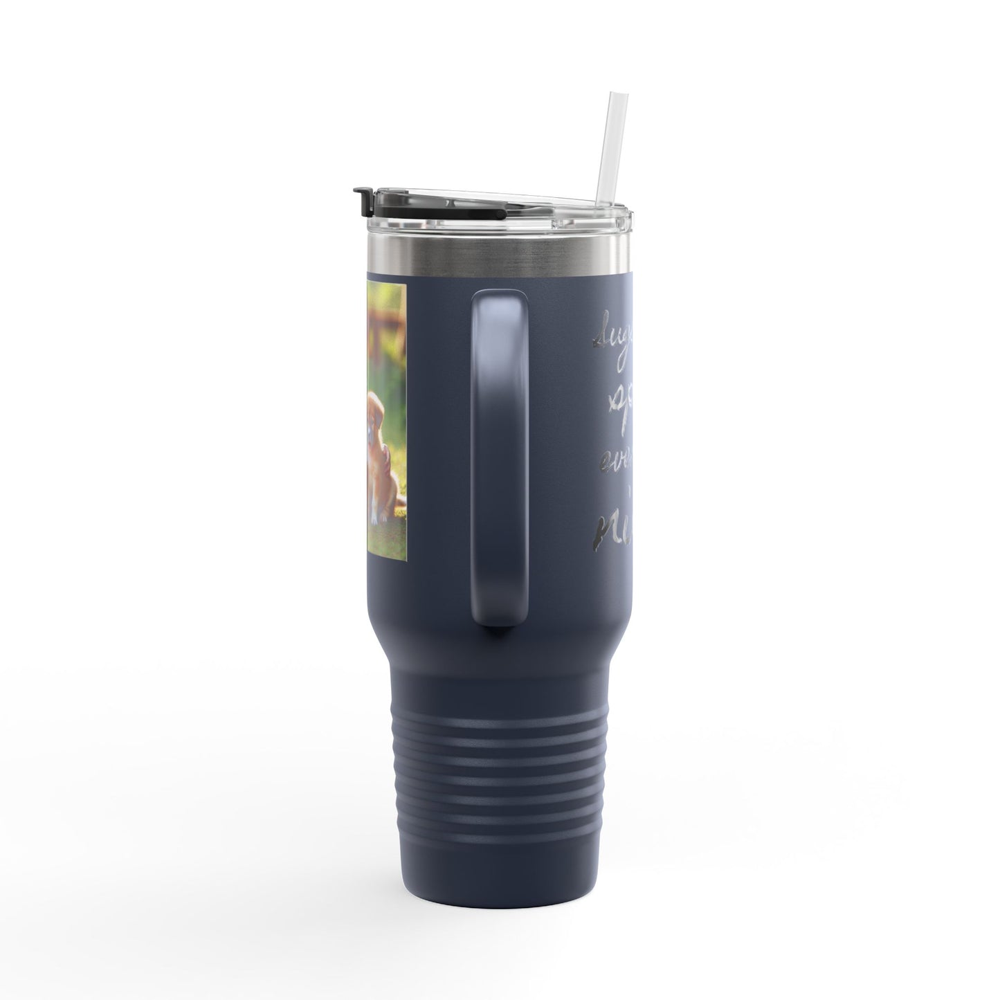 Travel Mug with Sugar and Spice Design, 40oz